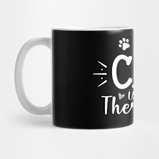 My Cat Is My Therapist Mug